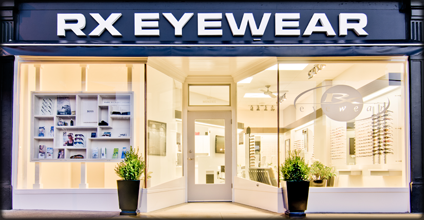 RX Eyewear - Store front in James Bay, Victoria BC.